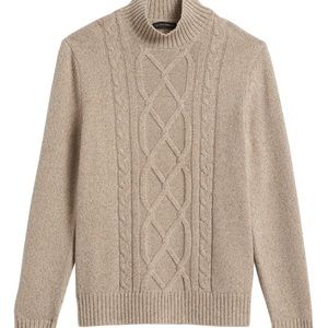 NWT Wool blend  mock neck sweater banana republic